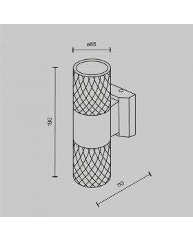 Настенный светильник (бра) Outdoor O583WL-02B-foto7
