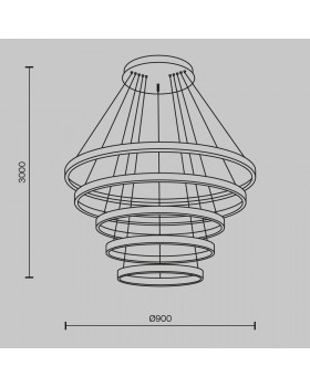 Подвесной светильник Maytoni MOD058PL-L200BK-foto11