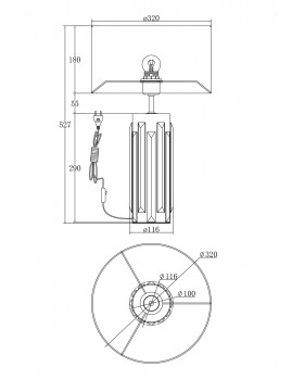 Настольный светильник Maytoni MOD304TL-01CH-foto7