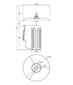 Настольный светильник Maytoni MOD304TL-01CH-foto7