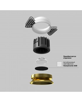 Встраиваемый светильник Technical DL058-12W3K-TRS-BS-foto3