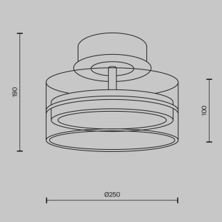 Потолочный светильник Maytoni MOD348CL-L18BBS3K-foto5