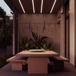 Уличный трековый светильник Outdoor O-TR01-1-P-8WB3K-foto3