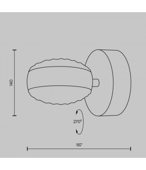 Настенный светильник (бра) Maytoni MOD299WL-L10BS3K-foto6