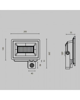 Прожектор Outdoor FL001-L50B6KSR-foto9