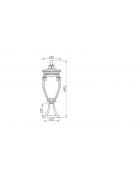Ландшафтный светильник Outdoor O414FL-01GB-foto6