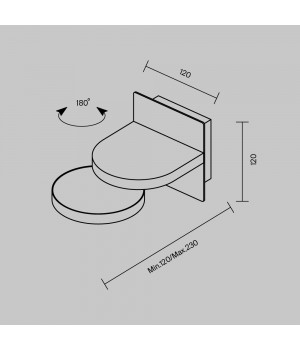 Настенный светильник (бра) Maytoni MOD354WL-L12W3K-foto6