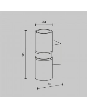 Настенный светильник (бра) Outdoor O582WL-02B-foto7