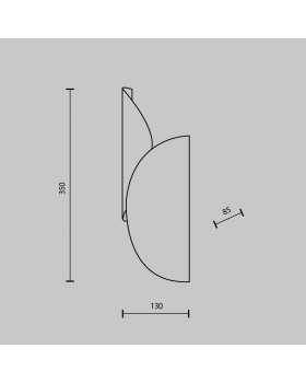 Настенный светильник (бра) Maytoni MOD225WL-02B1-foto6