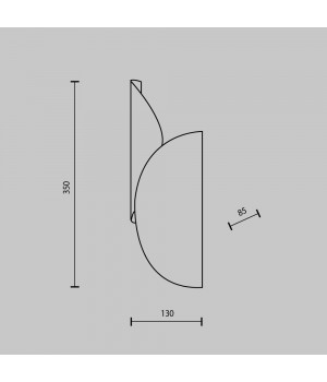 Настенный светильник (бра) Maytoni MOD225WL-02B1-foto6