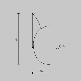 Настенный светильник (бра) Maytoni MOD225WL-02B1-foto6