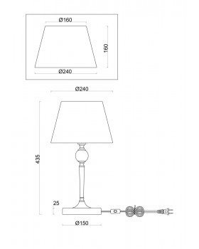 Настольный светильник Freya FR5190TL-01BS-foto2