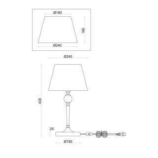 Настольный светильник Freya FR5190TL-01BS-foto2