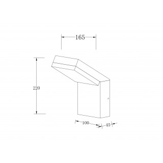 Настенный светильник (бра) Outdoor O595WL-L12B3K-foto2