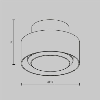 Потолочный светильник Technical C092CL-GX53-MG-foto8