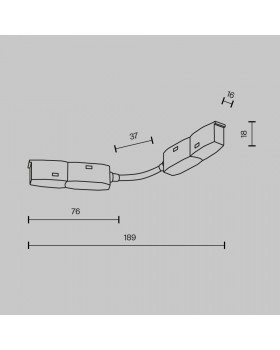 Комплектующие для систем освещения с токоведущими элементами Technical TRA034CS-W-foto6