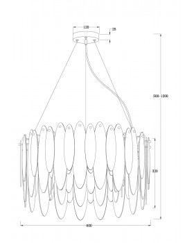 Подвесной светильник Freya FR5217PL-08FG-foto6