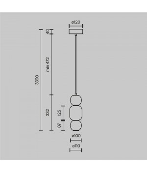 Подвесной светильник Maytoni MOD273PL-L16CH3K-foto6