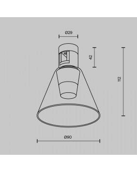 Трековый светильник Technical TR147-1-3W3K-B-foto9