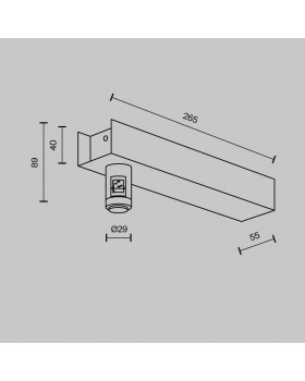 Комплектующие для систем освещения с токоведущими элементами Technical TRA155CW-BB-B-foto5