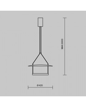 Подвесной светильник Maytoni MOD280PL-L23B3K-foto3