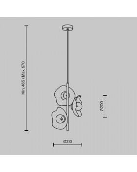 Подвесной светильник Maytoni MOD207PL-03BS-foto7