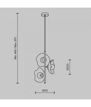 Подвесной светильник Maytoni MOD207PL-03BS-foto7