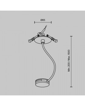 Комплектующие для систем освещения с токоведущими элементами Technical TRA130RWC-2B-foto4