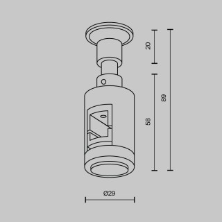 Комплектующие для трековой системы Technical TRA155CW-S1-BS-foto5