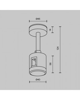 Комплектующие для систем освещения с токоведущими элементами Technical TRA156C-IPC1-B-foto5