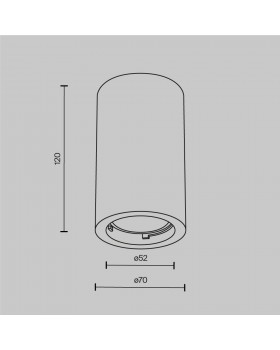 Потолочный светильник Technical C003CW-01W-1-foto7