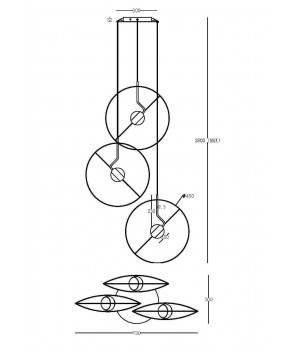 Подвесной светильник Maytoni MOD154PL-L6W3K1-foto3