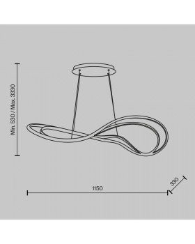 Подвесной светильник Maytoni MOD283PL-L65BS3K-foto6