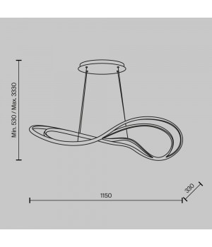 Подвесной светильник Maytoni MOD283PL-L65BS3K-foto6