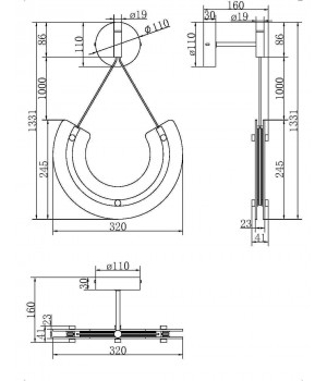 Настенный светильник (бра) Maytoni P091WL-L18G3K-foto2