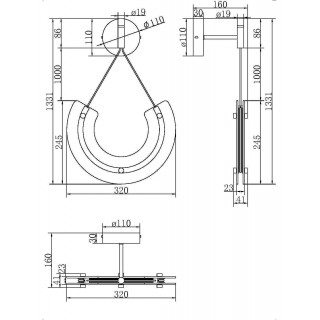 Настенный светильник (бра) Maytoni P091WL-L18G3K-foto2