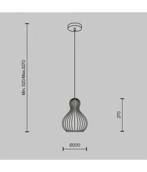 Подвесной светильник Maytoni MOD192PL-01W-foto3