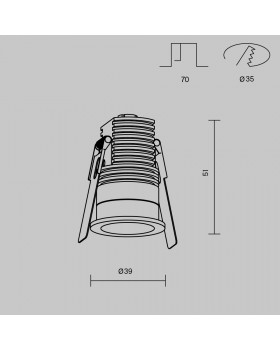Встраиваемый светильник Technical DL059-7W4K-B-foto9