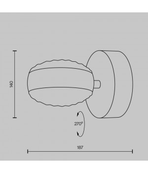 Настенный светильник (бра) Maytoni MOD299WL-L10BC3K-foto6