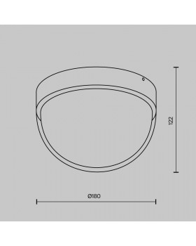 Потолочный светильник Outdoor O438CL-L12GF3K-foto7