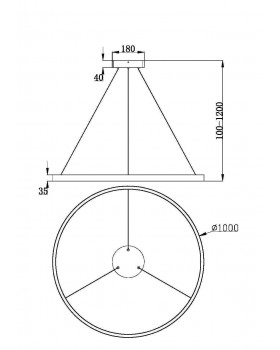 Подвесной светильник Maytoni MOD058PL-L54W3K-foto2