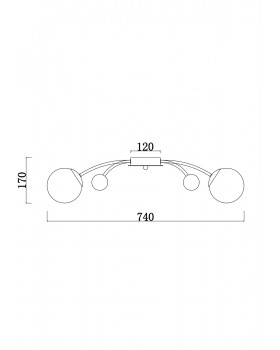 Люстра Freya FR5158PL-06BS-foto10