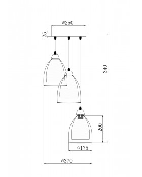 Подвесной светильник Freya FR5375PL-03CH2-foto3