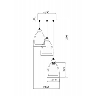 Подвесной светильник Freya FR5375PL-03CH2-foto3