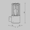 Настенный светильник (бра) Outdoor O453WL-01GF