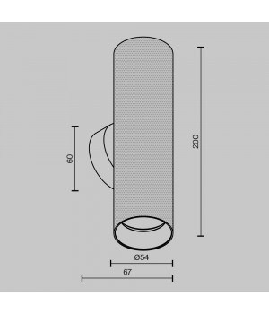 Настенный светильник (бра) Technical C080WL-02-GU10-W-foto8