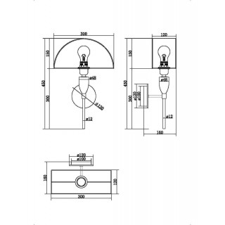 Настенный светильник (бра) Maytoni Z034WL-01BS-foto2