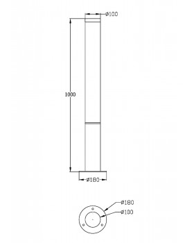 Ландшафтный светильник Outdoor O041FL-L30B3K-foto5