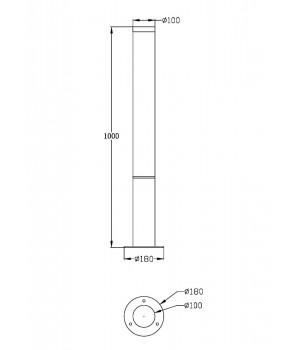 Ландшафтный светильник Outdoor O041FL-L30B3K-foto5