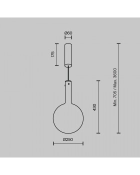 Подвесной светильник Maytoni MOD182PL-L6W3K-foto8